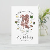 スウィートホリデージンジャーブレッドホリデーカード シーズンカード (スタンド正面)