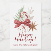 スウィートホリデー フードラベル (シングルラベル)