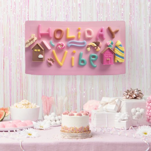 スウィートホリデー 横断幕 (パーティー)