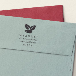 スウィートホリークリスマス差出人住所スタンプ セルフインキングスタンプ