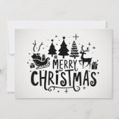 スウィートホリーベリーヴィンテージノンフォトクリスマス シーズンカード (正面)