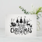 スウィートホリーベリーヴィンテージノンフォトクリスマス シーズンカード (スタンド正面)