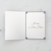 スウィートホワイトヨークシャーテリアありがとう サンキューカード (内部)