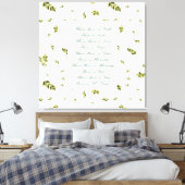 スウィートホーム賛美ズデザイン キャンバスプリント (インサイチュ (寝室))