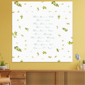 スウィートホーム賛美ズデザイン キャンバスプリント (インサイチュ (リビング))