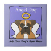 スウィートボクサー犬エンジェル記念 タイル (正面)