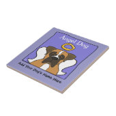 スウィートボクサー犬エンジェル記念 タイル (側面)