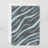 スウィートボホフェザーワイルドワンボーイベビーシャワー 招待状 (裏面)