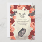 スウィートボホフォークアートラビットバタフライフローラハイゲ 招待状 (裏面)