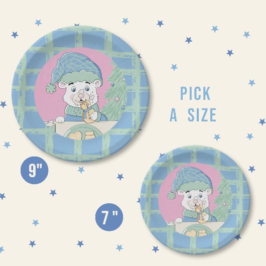 スウィートポーラ食べベア紙プレート ペーパープレート