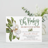 スウィートマグノリアベイユーベビーシャワー招待状 招待状 (スタンド正面)