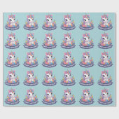 スウィートマジカルベビーユニコーン ラッピングペーパー (フラット)