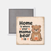 スウィートママベアマザーズデイ引用文 マグネット (正面/裏面)