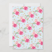 スウィートママ&ベビースワンベビーシャワー 招待状 (裏面)