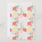 スウィートマンマフォックス&ベビーフォックスベビーシャワー招待状 招待状 (裏面)