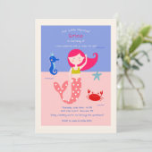 スウィートマーメイド招待状 招待状 (スタンド正面)