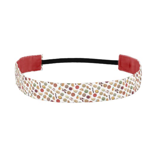 スウィートミタイインディアン料理フーズイラストレーションアート アスレチックヘッドバンド (正面)