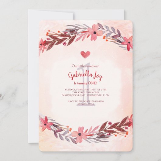 スウィートメモリ招待状 招待状 (正面)