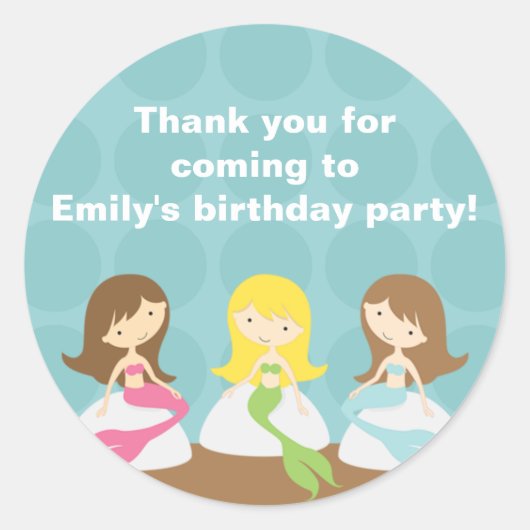 スウィートメルメイズ誕生日シール ラウンドシール (正面)