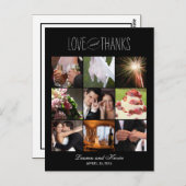 スウィートメ結婚モリのサンキューカード ポストカード (正面/裏面)