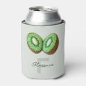 スウィートモダングミニマルリーンクロシェKiwi名 缶クーラー (缶正面)