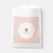 スウィートモダンリトルピーチストライプズ フェイバーバッグ (正面)