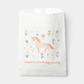スウィートユニコーンフローラ誕生日 フェイバーバッグ (正面)