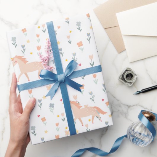 スウィートユニコーンフローラ ラッピングペーパー (ギフト)