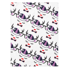 スウィートユニコーン顔 テーブルクロス