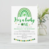 スウィートラッキー ワンバースデーパーティー 招待状 (スタンド正面)