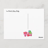 スウィートラブバードイラストレーション ポストカード (裏面)