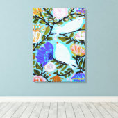 スウィートラブバードII キャンバスプリント (インサイチュ (ウッドフロア))