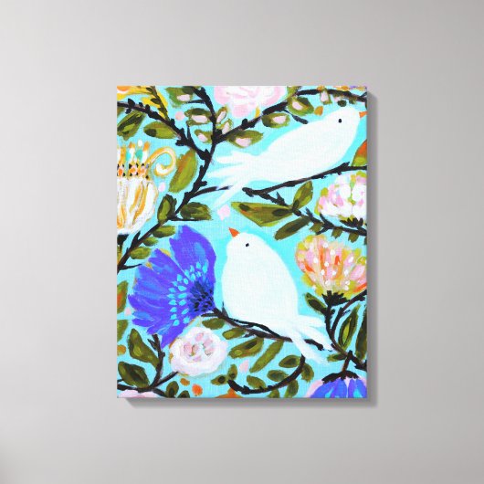 スウィートラブバードII キャンバスプリント (正面)