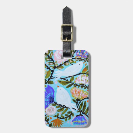 スウィートラブバードII ラゲッジタグ (正面縦)