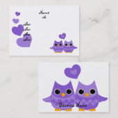 スウィートラブフクロウズ 名刺 (正面/裏面)