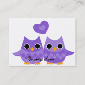 スウィートラブフクロウズ 名刺 (裏面)