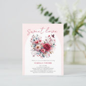 スウィートラブブライダルシャワー予算招待状 (スタンド正面)