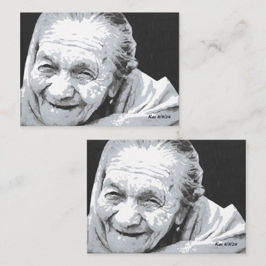 スウィートラブポートレートブックマーク ノートカード (正面/裏面)