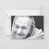 スウィートラブポートレートブックマーク ノートカード (正面)