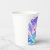 スウィートラ威厳のあるイルカベビーシャワー 紙コップ (右)