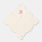 スウィートリトルカボチャのピンクの弓が途中にある フェイバーボックス (折り畳みなし)