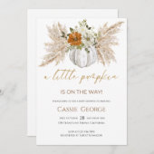 スウィートリトルカンプキンベビーシャワー招待状 招待状 (正面/裏面)