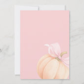 スウィートリトルカンプキンベビーシャワー招待状 招待状 (裏面)