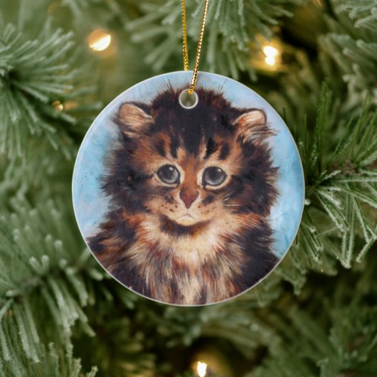 スウィートリトルキットン顔・ルイ・ワイン・オーナメント セラミックオーナメント (ツリー)