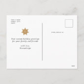 スウィートリトルクリスマス フォト 誕生発表 シーズンポストカード (裏面)