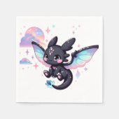 スウィートリトルドラゴンベビーシャワー スタンダードカクテルナプキン (正面)