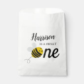 スウィートリトルハニービー1st誕生日パーティー フェイバーバッグ (正面)