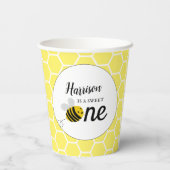 スウィートリトルハニービー1st誕生日パーティー 紙コップ (裏面)