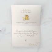 スウィートリトルハニーベイビーシャワー サンキューカード (内部)