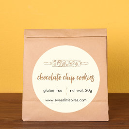 スウィートリトルバイツベーカリー チョコレートクッキー ラウンドシール